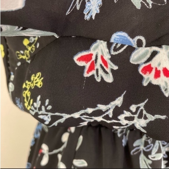 PARKER Floral Peasant Long Sleeve Dress size M - Picture 9 of 12